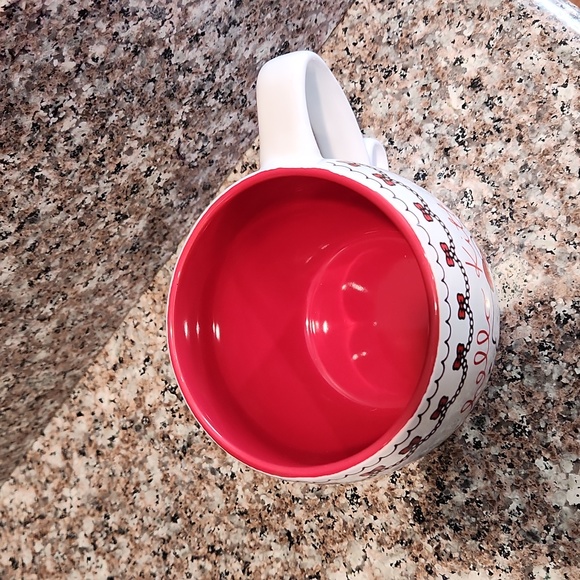 New Hello Kitty Christmas Candy Cane Large Size Coffee Mug - Picture 3 of 5